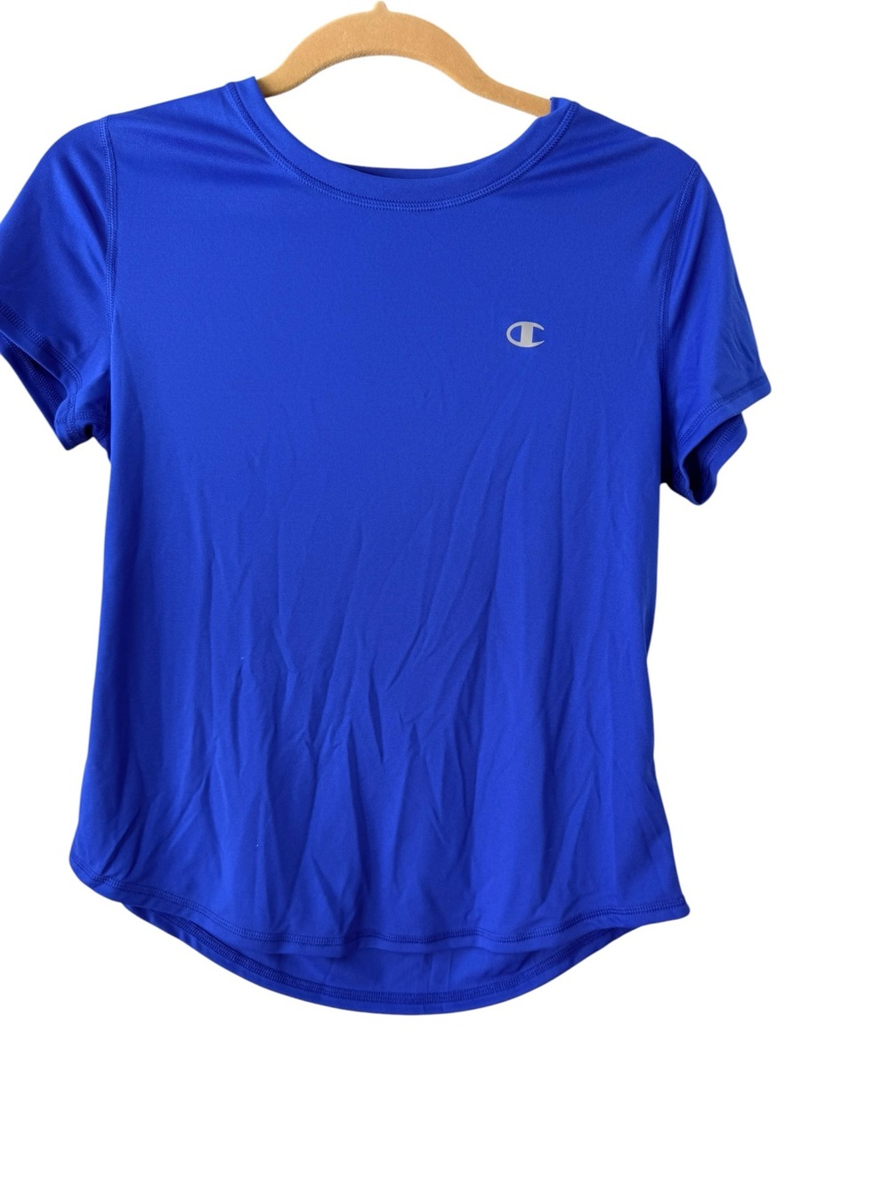 Champion Women's Short Sleeve Performance Tee in Royal Blue Small